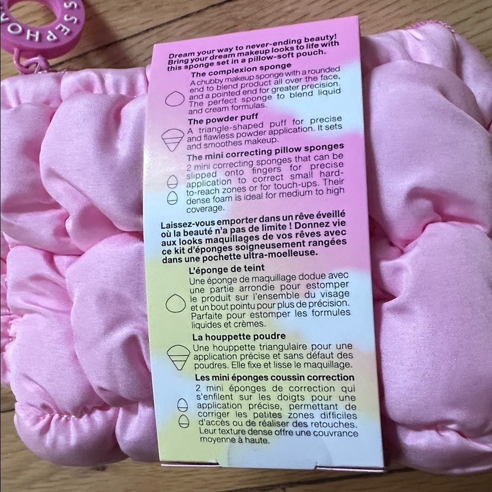 Sephora Pillow Cream Pink Sponge Kit - Picture 7 of 8